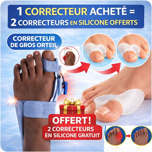 Correcteur d’Oignon du Pied – Soulage la Douleur et Réaligne l’Orteil Naturellement